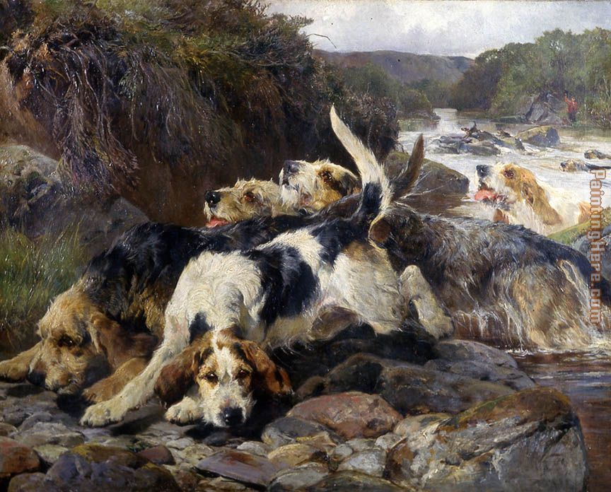 Unknown Artist The Otterhounds by John Sargent Noble